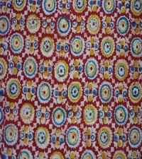 Asparagus Eco Shop - 9 Meters Kalamkari printed fabric (100% Organic Cotton)  